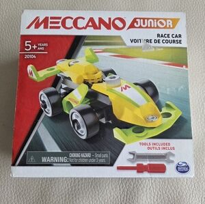 NWB - Meccano Junior Race Car STEAM Building Kit - Made In France